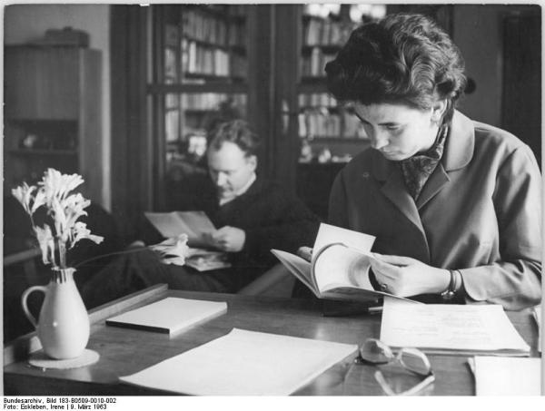 Christa Wolf und Ehemann Gerhard Wolf